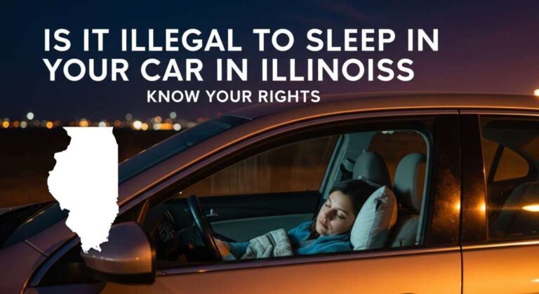 Is It Illegal to Sleep in Your Car in Illinois