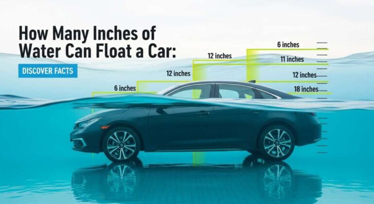 How Many Inches of Water Can Float a Car