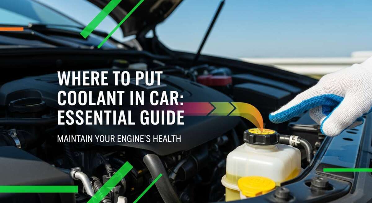 Where to Put Coolant in Car