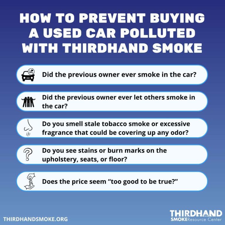 How To Eliminate Cigarette Smell From Used Car